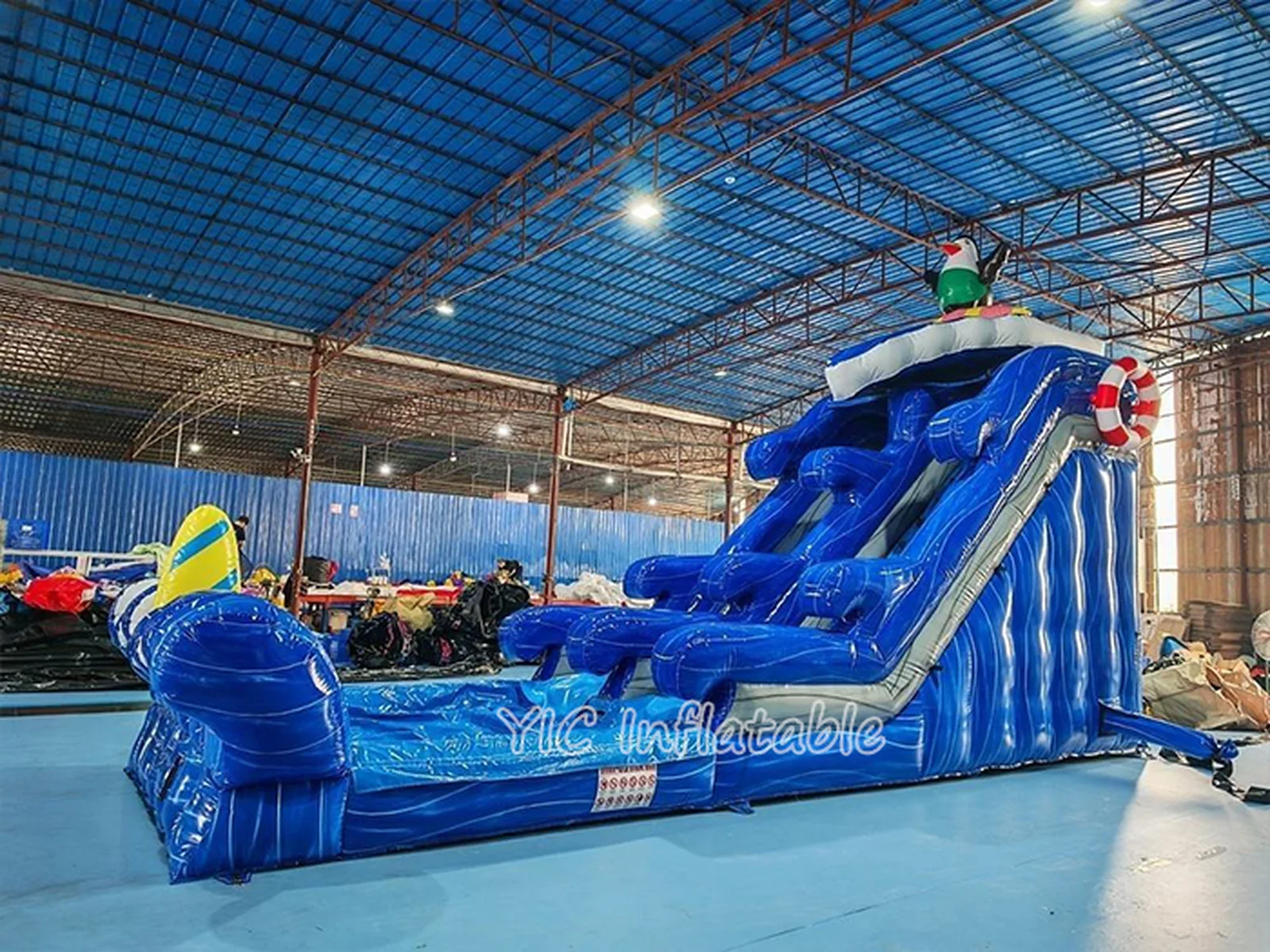 Beach Water Slide Inflatable play layout