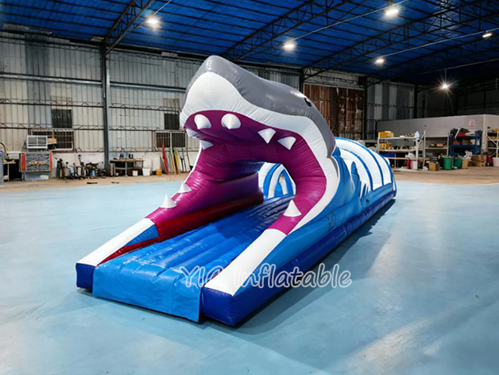 Shark Inflatable Slip and Slide side view