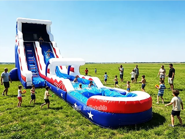 Patriotic Inflatable Water Slide product image