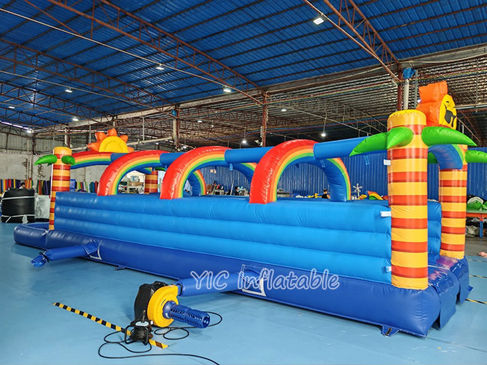 Adult Commercial Slip N Slide commercial PVC detail