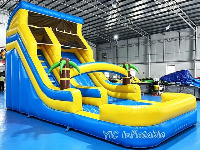 Red Blue Inflatable Water Slide product image