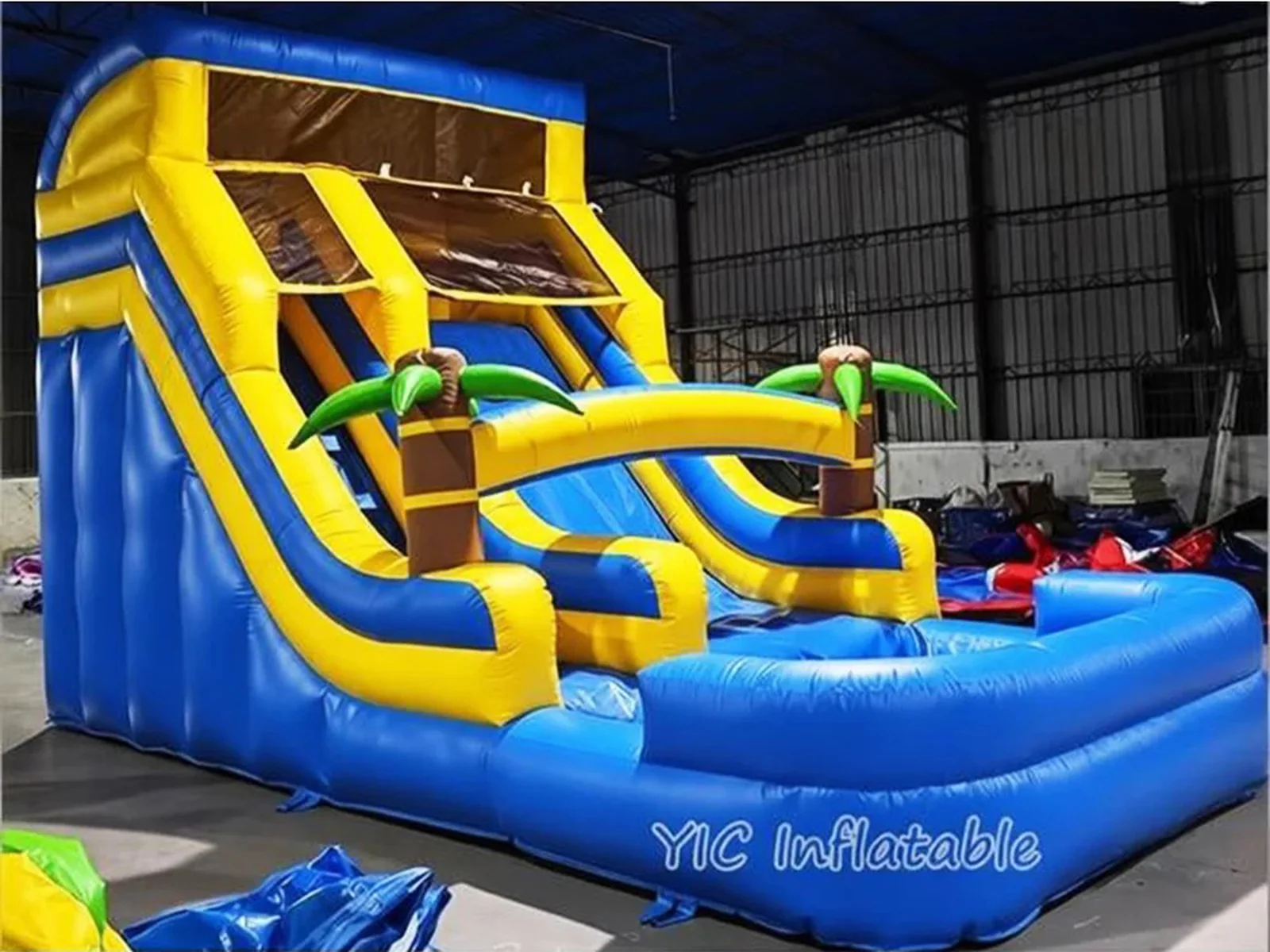 Yellow Blue Water Slide detail view 3