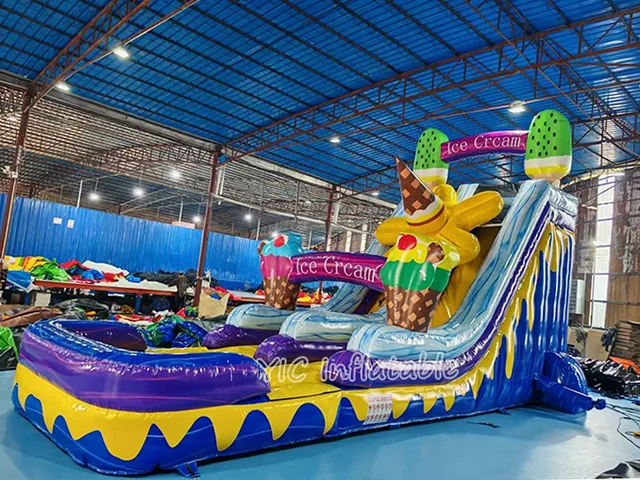 Ice Cream Inflatable Water Slide product image