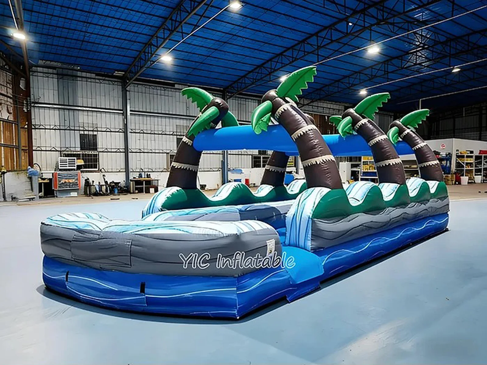 Inflatable Slip N Slide with Pool detail view 5