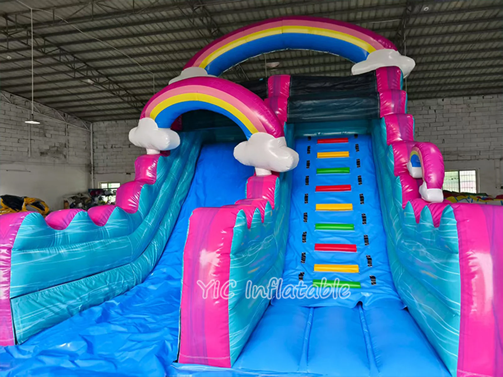 Inflatable Water Slide with Splash Pool detail view 5