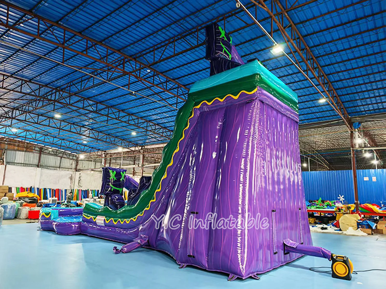 Commercial Water Slide With Blower commercial attraction view