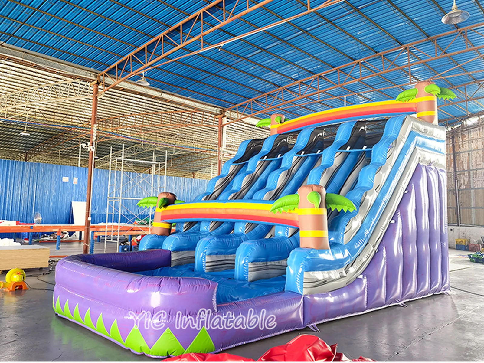 Tropical Palm Tree Water Slide for Sale play layout