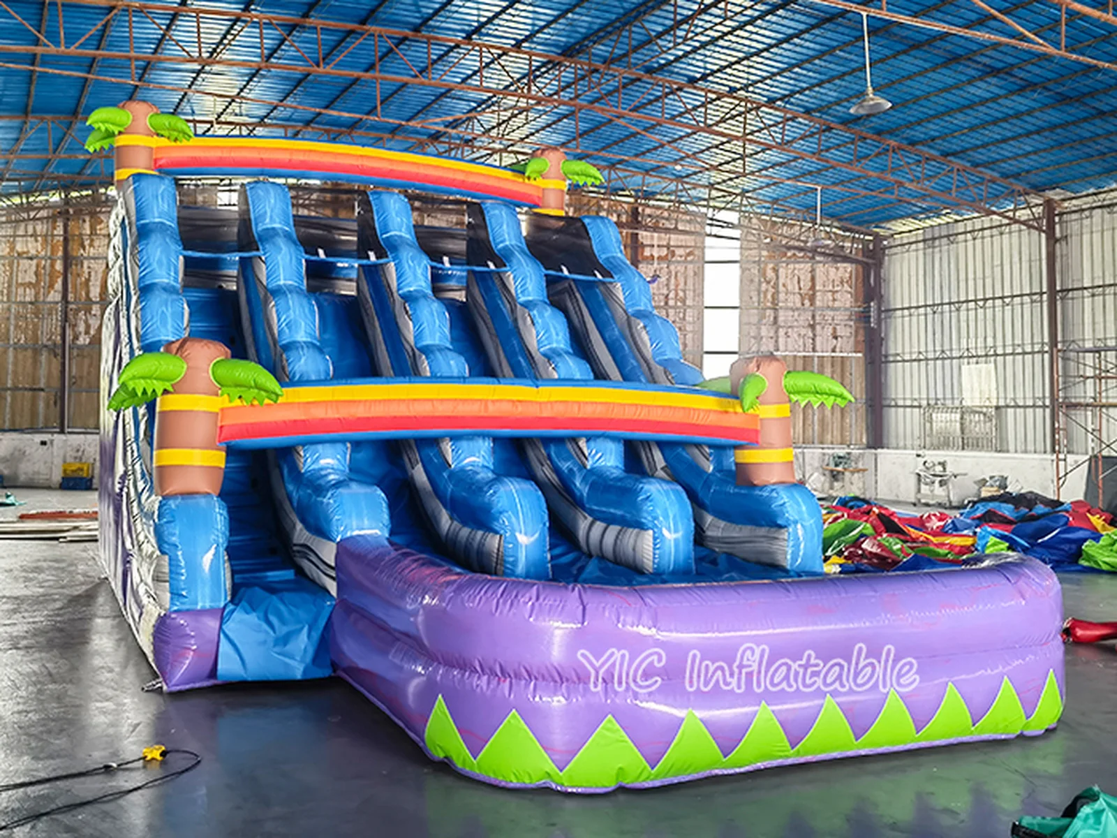 Tropical Palm Tree Water Slide for Sale detail view