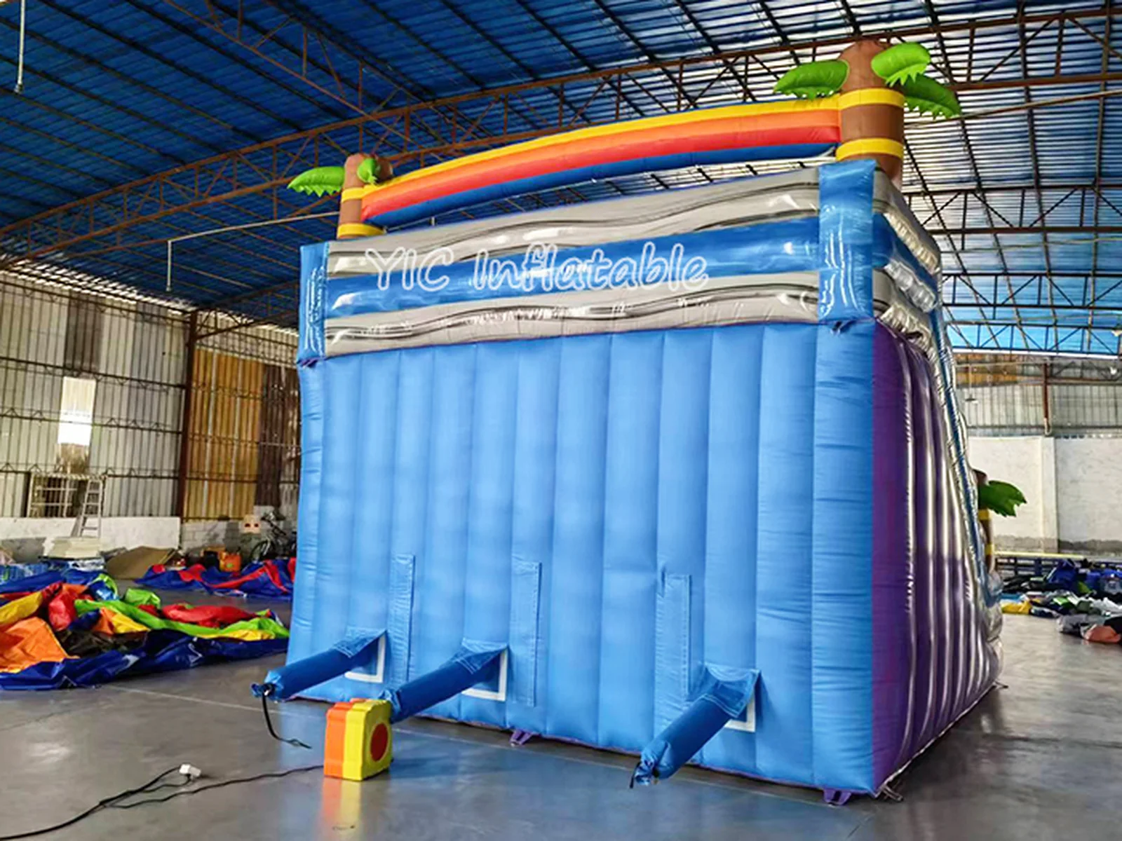 Tropical Palm Tree Water Slide for Sale commercial attraction view