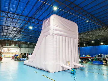 Pink Unicorn Water Slide commercial PVC detail