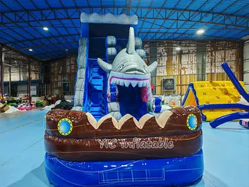 Inflatable Shark Water Slide For Sale detail view