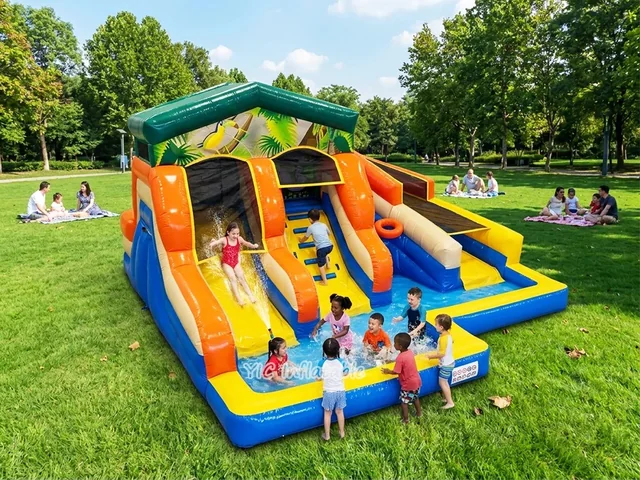 Jungle Themed Water Slide product image