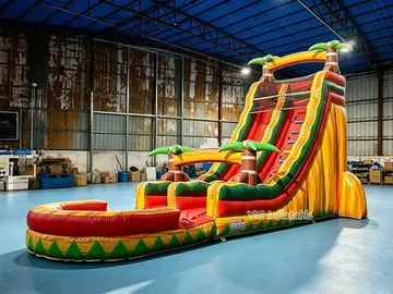 Tropical Double-Lane Waterslide front product view