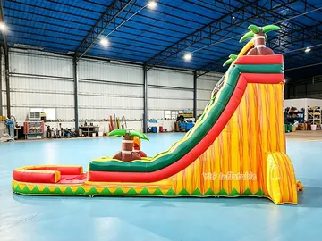Inflatable Tropical Water Slide detail view
