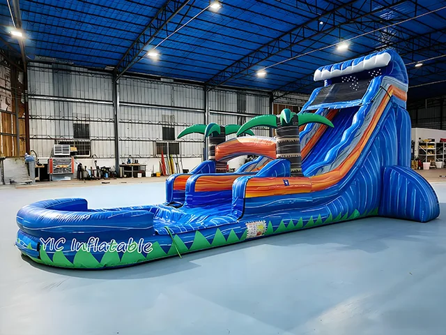 Tropical Water Slide with Pool product image