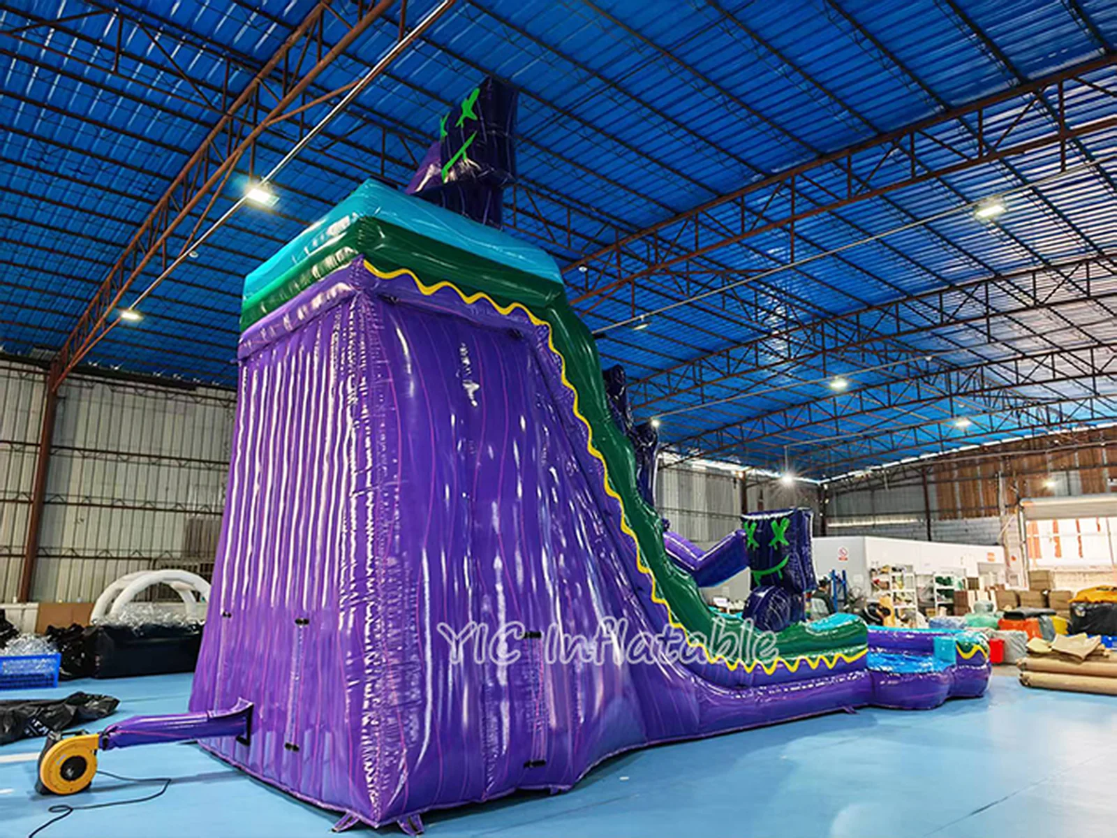 Tropical Double Lane Water Slide detail view