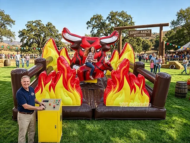 Fire Bull Mechanical Riding Arena product image