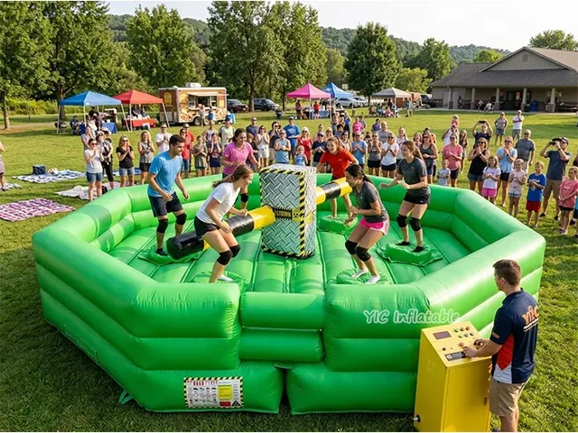 Green Inflatable Sweeper Game product image