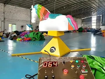 unicorn themed interactive amusement attraction detail view
