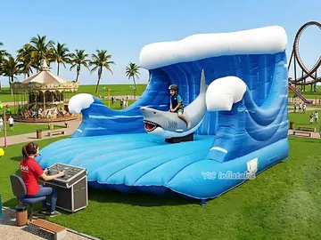 custom interactive amusement attraction rear view