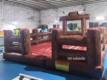 custom interactive amusement attraction rear view