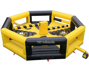 wipeout themed interactive amusement attraction detail view