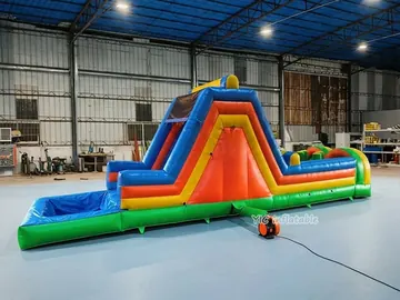 custom inflatable challenge course detail view