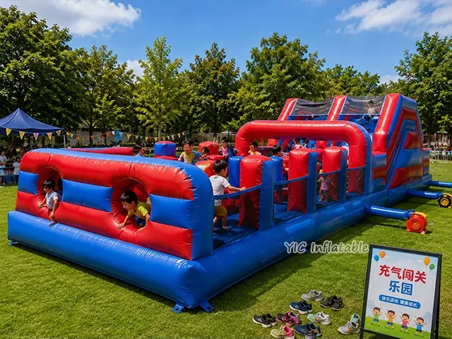 Multi-Lane Inflatable Obstacle Course product image
