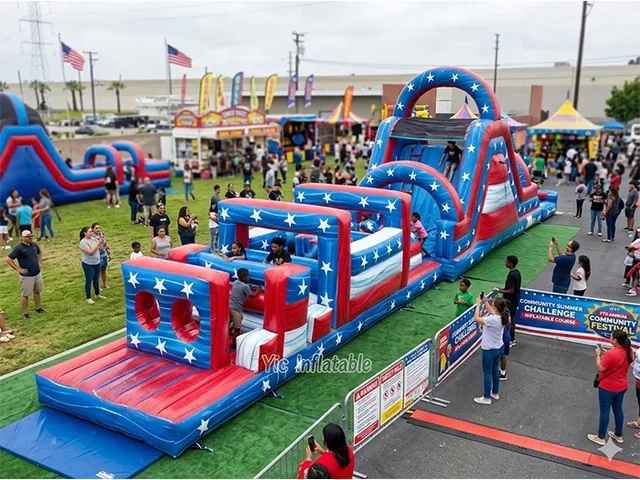 Inflatable Fire Truck Bounce House product image