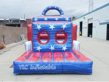 custom inflatable challenge course detail view