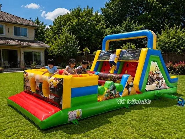Panda Inflatable Obstacle Course product image