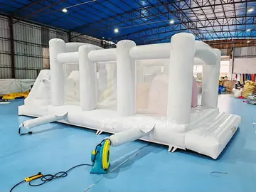 custom inflatable challenge course detail view