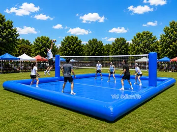 Inflatable Water Volleyball Arena front view