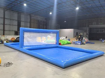 Commercial Inflatable Water Volleyball Court side view