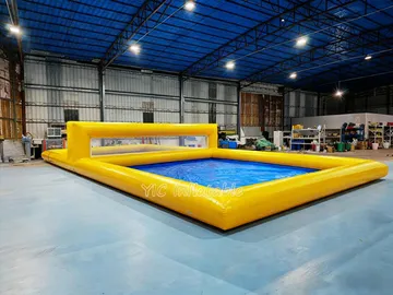 Inflatable Water Volleyball Pool front view