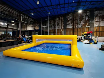 Inflatable Water Volleyball Pool side view