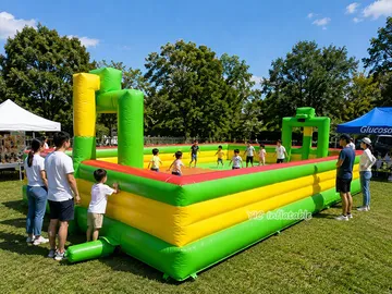Inflatable Soap Soccer Field front view