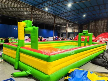 Inflatable Soap Soccer Field play layout