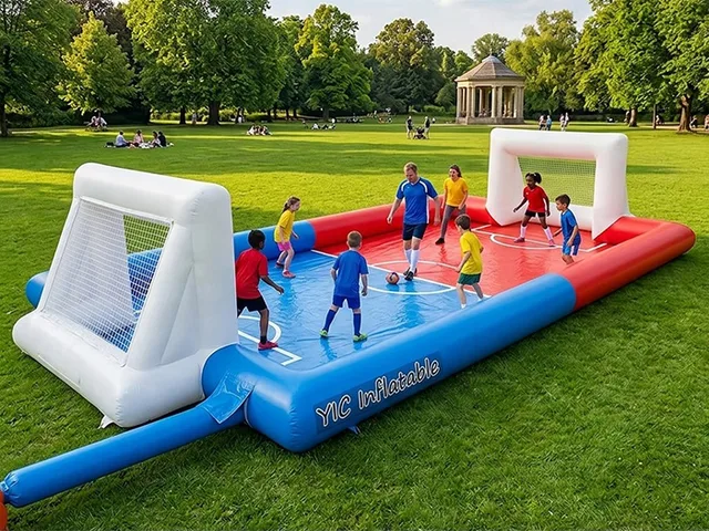 Inflatable Soap Soccer Pitch product image