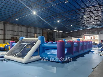 Large Inflatable Soccer Arena side view