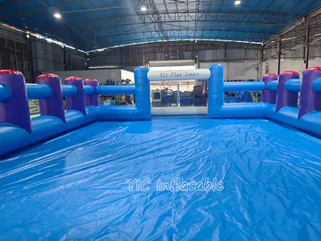 Large Inflatable Soccer Arena commercial attraction view