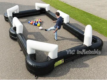 Inflatable Snooker Table front view