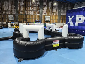 Inflatable Snooker Table side view