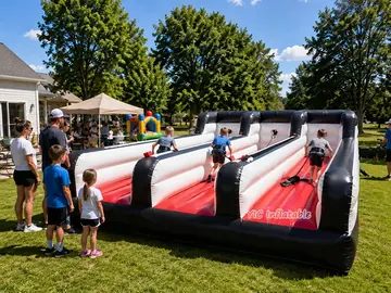 bungee themed interactive inflatable sports game detail view