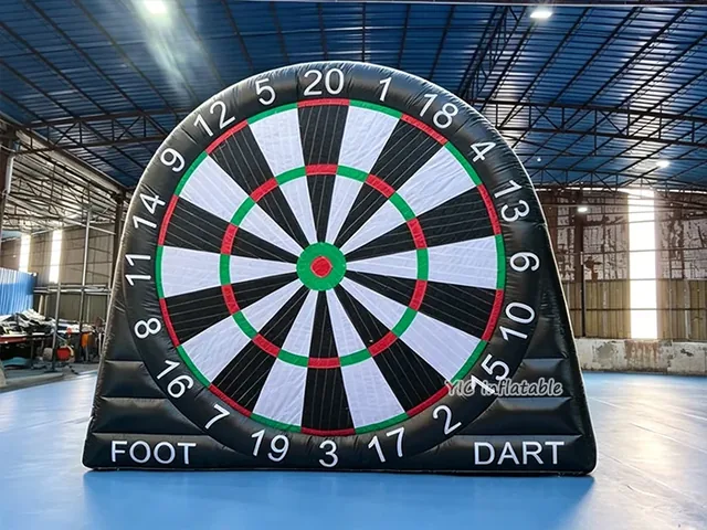 Green Football Dartboard product image