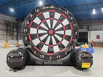 football themed interactive inflatable sports game detail view