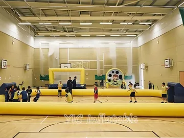 Indoor Inflatable Soccer Field commercial attraction view