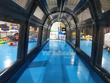 baseball themed interactive inflatable sports game detail view