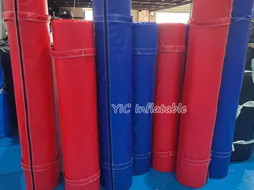 gladiator themed interactive inflatable sports game detail view