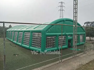 soccer themed interactive inflatable sports game detail view